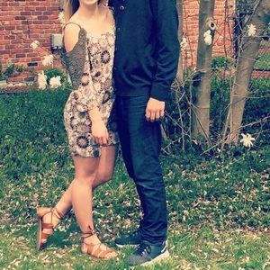 Off the shoulder boho dress